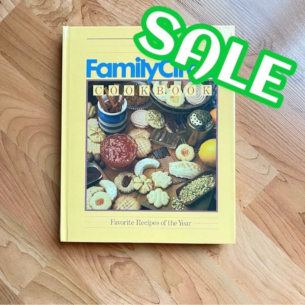 Vintage 1989 Family Circle Cookbook Hardcover Favorite Recipes Of The Year